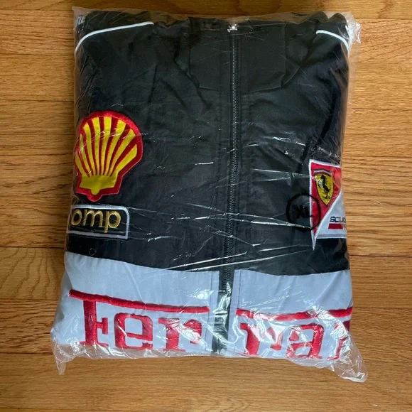 Formula 1 Ferrari Racing Jacket Men’s F1 Embroidered Retro Y2k Unisex - Picture 6 of 6